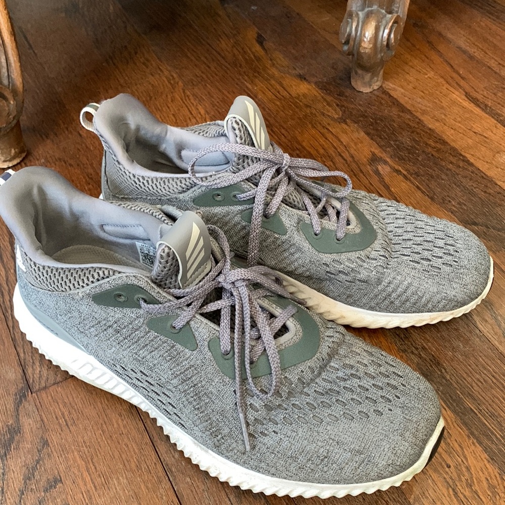 Men’s gray Adidas. Barely worn